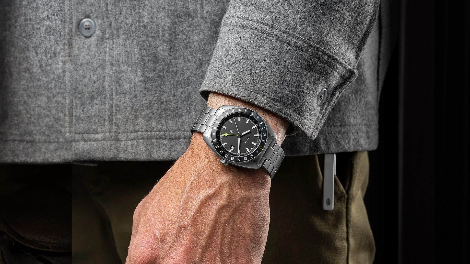 Timex x The James Brand – Automatic GMT 41mm Titanium