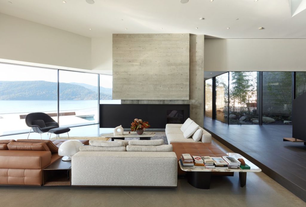 Architect's Dream Home living room