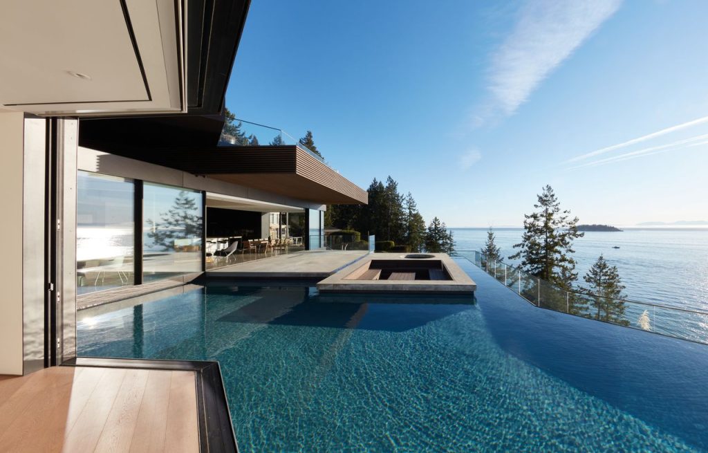 Architect's Dream Home pool